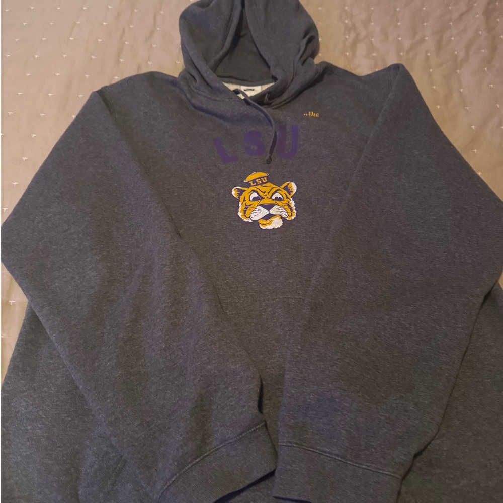 LSU Nike Gray Hoodie